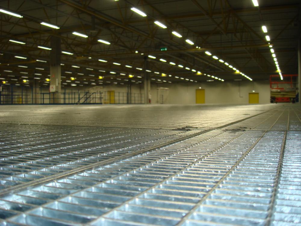 Floors — Metal-Disain metal gratings application