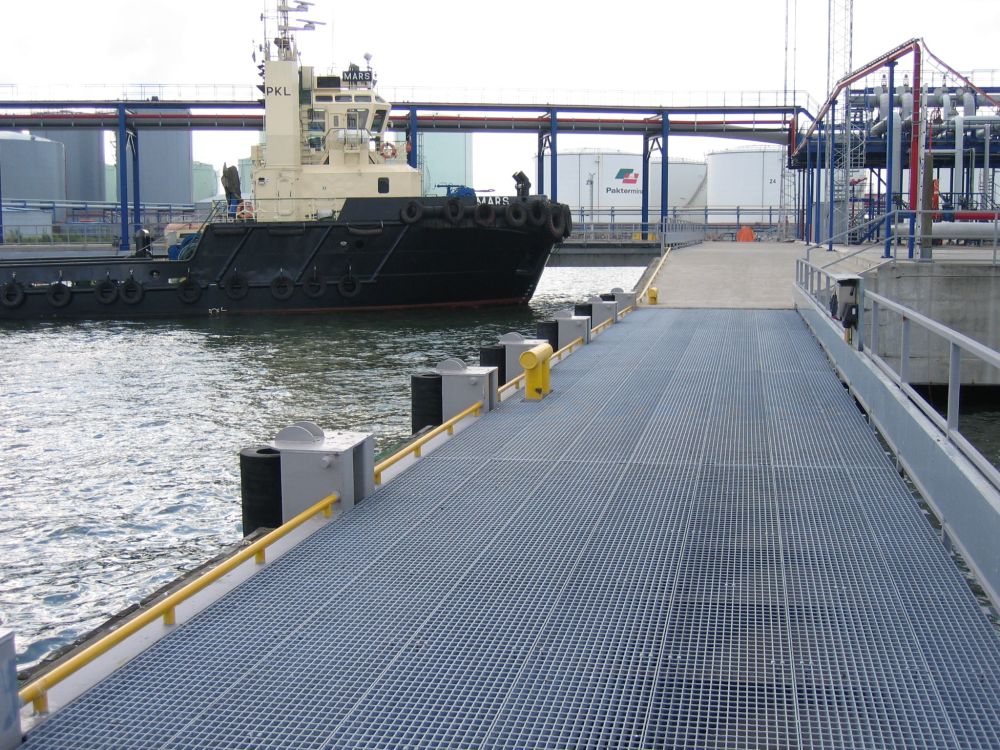 Harbours — Metal-Disain metal gratings application