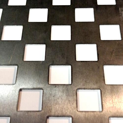 Square Holes With Staggered Pitch