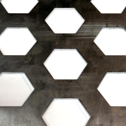 Hexagonal Holes With Staggered Pitch