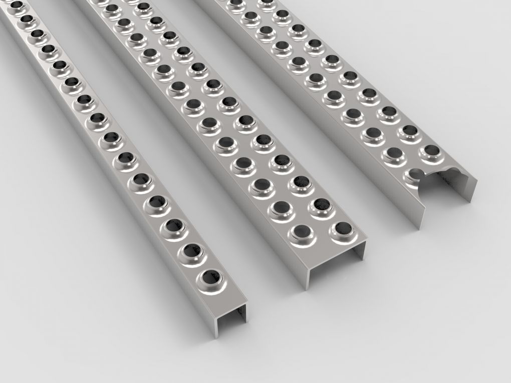 Perforated ladder rungs