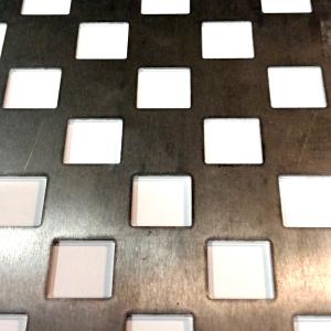 Square Holes With Staggered Pitch