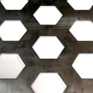 Hexagonal Holes With Staggered Pitch